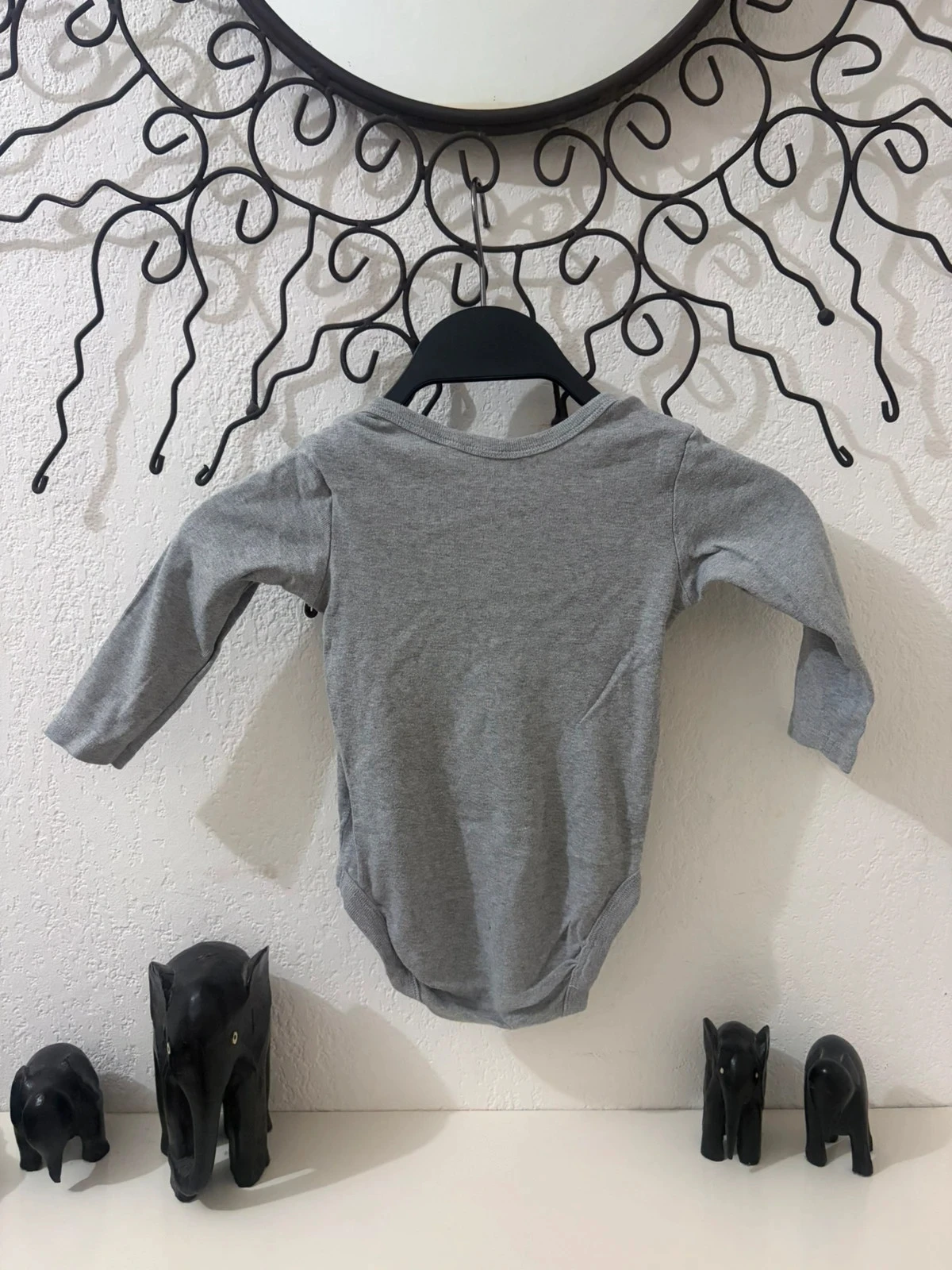 Set van 4 lange mouw body's Lupilu Aapjes & Beren – Biologisch katoen – Maat 74/80 (6-12 maanden) – photo 5